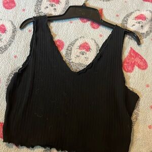 SHEIN black crop top